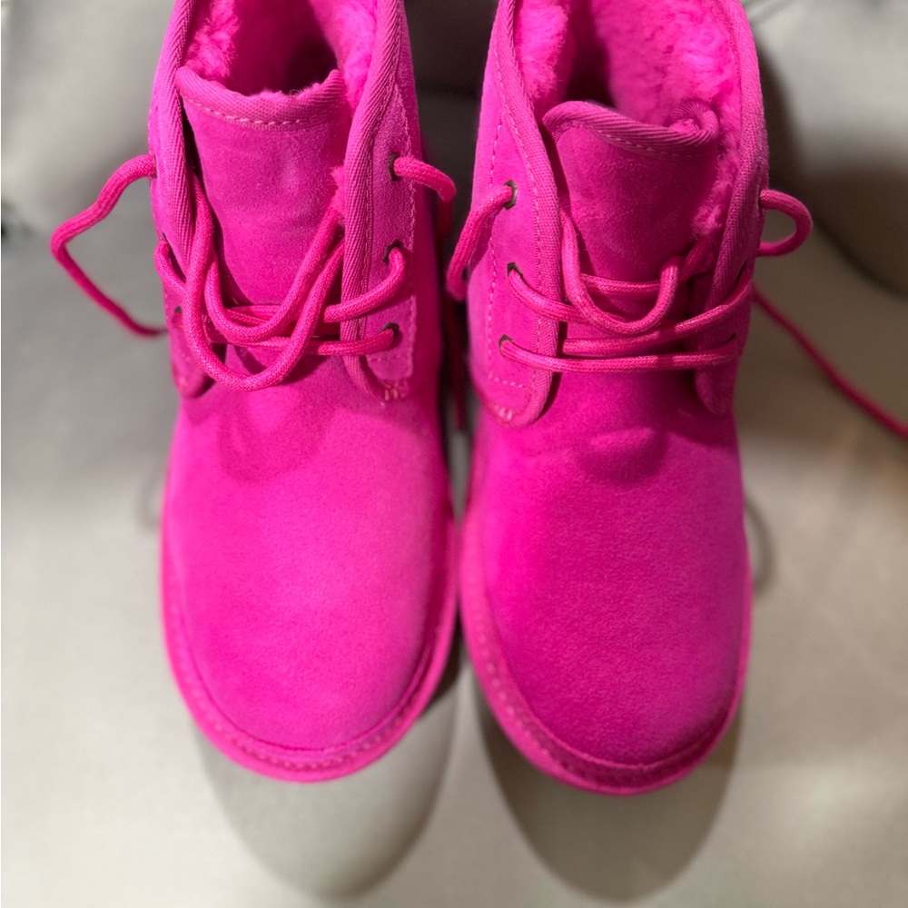 BRAND NEW NEVER WORN UGG Bold Pink Suede Boots